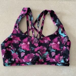 Lululemon free to be serene brain floral print